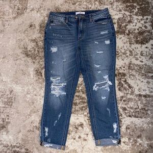 Kancan women jeans distressed